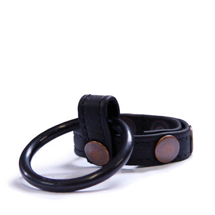 Lasso Adjustable Leather Cock Ring